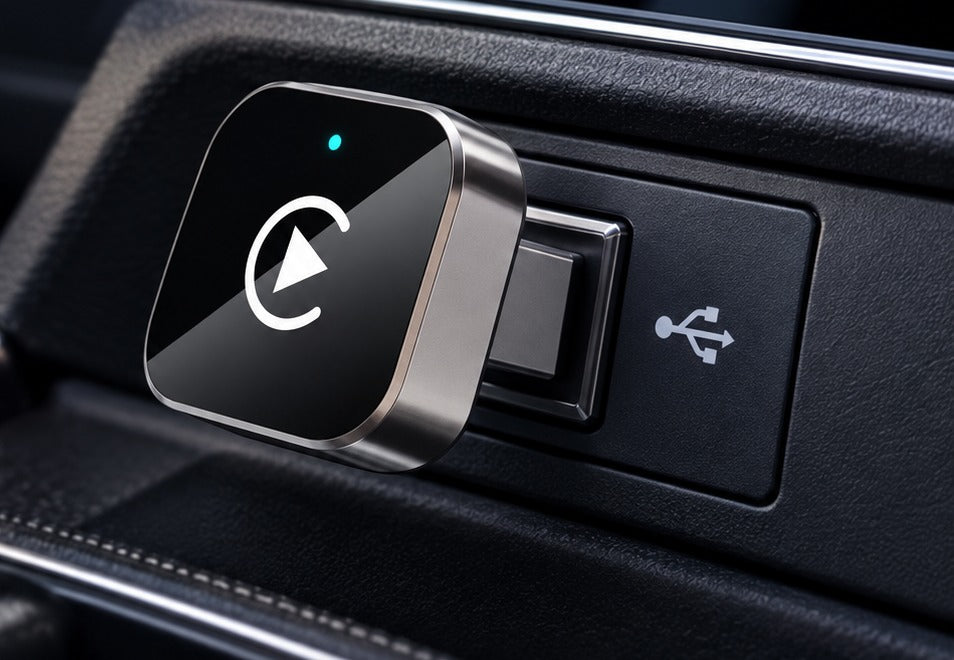 Adaptador Android Auto y CarPlay inalámbrico: arranca y se conecta solo
