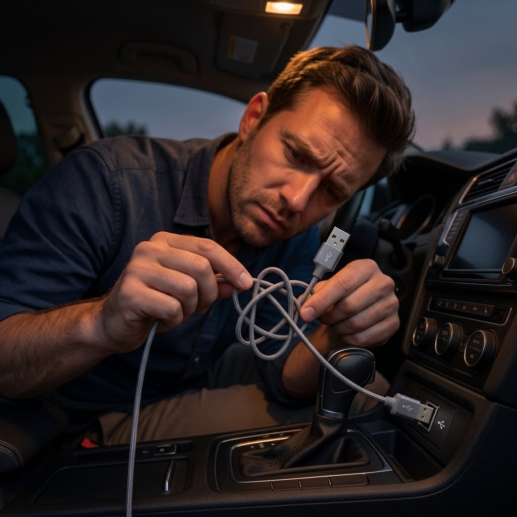 Adaptador Android Auto y CarPlay inalámbrico: arranca y se conecta solo